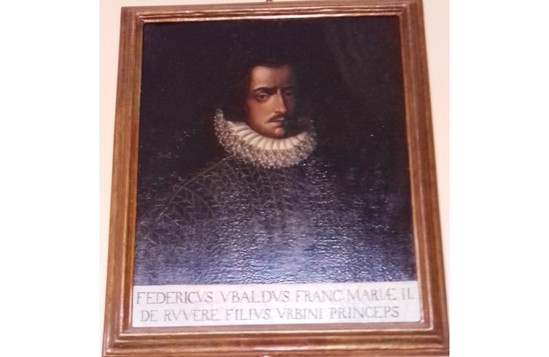 Ritratto di Federico Ubaldo Della Rovere esposto nella Sala Giunta del Comune di Senigallia