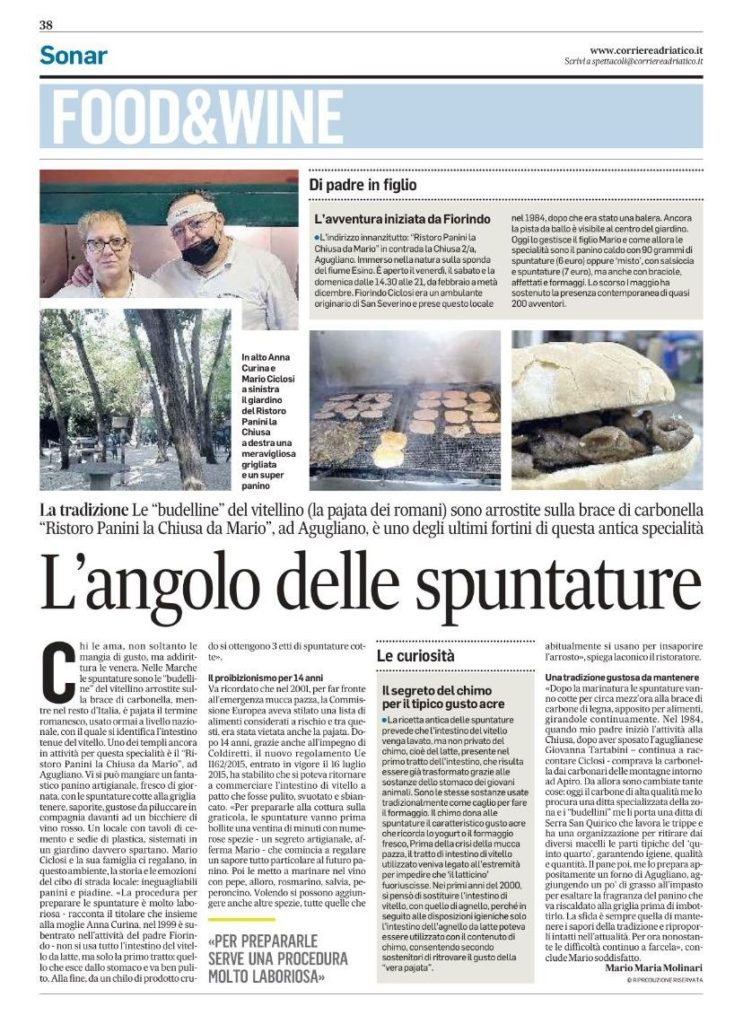 Corriere Adriatico 7 maggio 2022