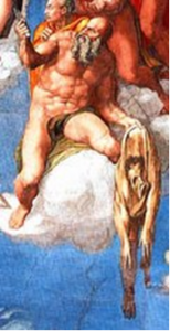 San Bartolomeo, Apostolo con le sembianze dell’Aretino di Michelangelo censurato