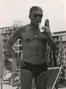 Pietro Molinari sulla Spiaggia di Velluto il  15 08 1979
