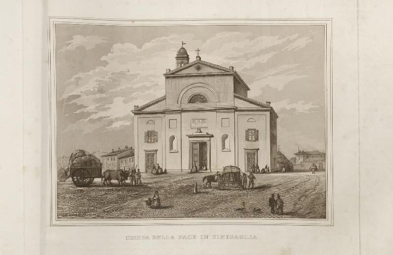 Chiesa della Pace in Senigallia (1860) Bottega Romana