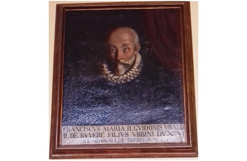 Ritratto di Francesco Maria II Della Rovere esposto nella Sala Giunta del Comune di Senigallia