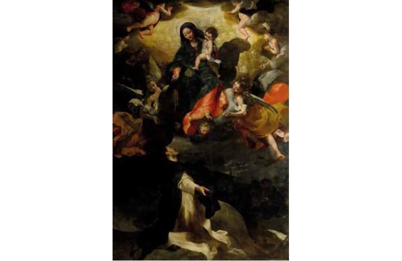 La Madonna del Rosario e San Domenico di Federico Barocci (1535-1612) Pinacoteca Diocesana Senigallia