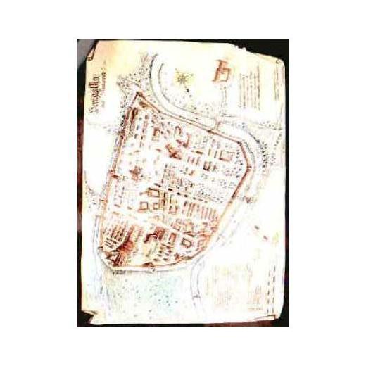 Mappa di Senigallia nel 1300