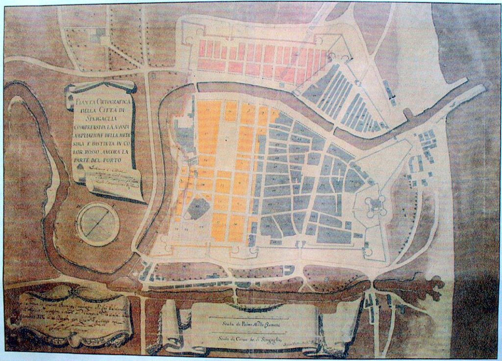 Progetto di ampliazione di Senigallia del 1737