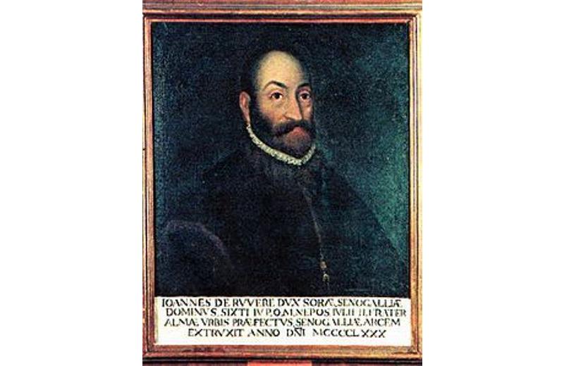 Ritratto di Giovanni Della Rovere conservato nella sala Giunta del comune di Senigallia