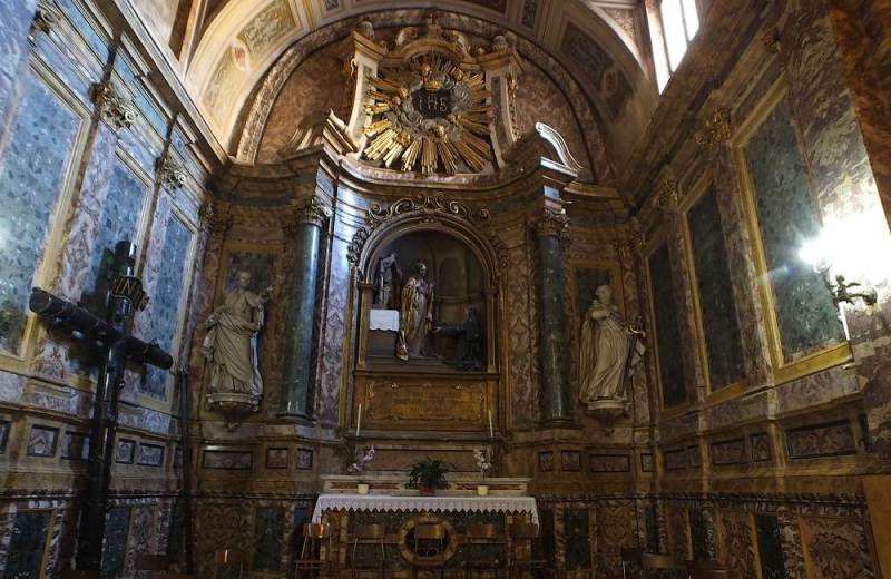 Cappella nel transetto di destra nell'Abbazia di Santa Maria di Lucedio, in provincia di Vercelli