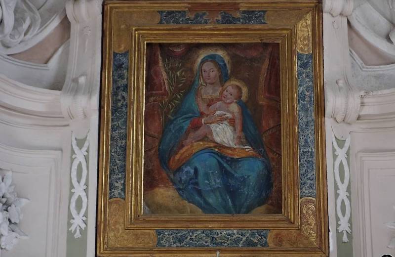 Madonna dell'Ulivo nellc chiesa di Santa Barbara a Barbara