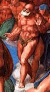 Giobbe o Adamo o Abramo di Michelangelo censurato