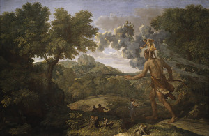 Orione in cerca del Sole Nascente, Poussin