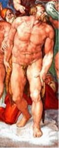 San Giovanni Battista o Adamo di Michelangelo censurato