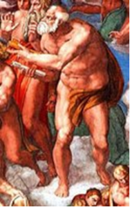 San Pietro,  Apostolo di Michelangelo censurato