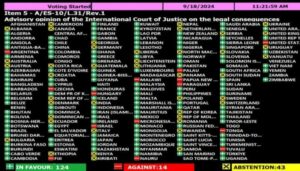 Assemblea generale dell'ONU il 18 settembre 2024 approva