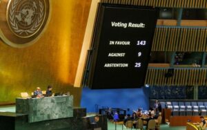 Voto Assemblea ONU Stato di Palestina è qualificato per diventare membro a pieno titolo