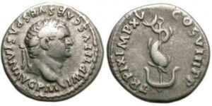 Festina Lente nel Denario di Tito