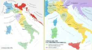 L'Italia prima e dopo il Trattato di Campoformio 1796 - 1799
