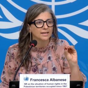 Francesca Albanese, ha presentato il suo ultimo Rapporto “From economy of occupation to economy of genocide” (datato 30 giugno 2025). Francesca Albanese, ha presentato il suo ultimo Rapporto “From economy of occupation to economy of genocide” (datato 30 giugno 2025).